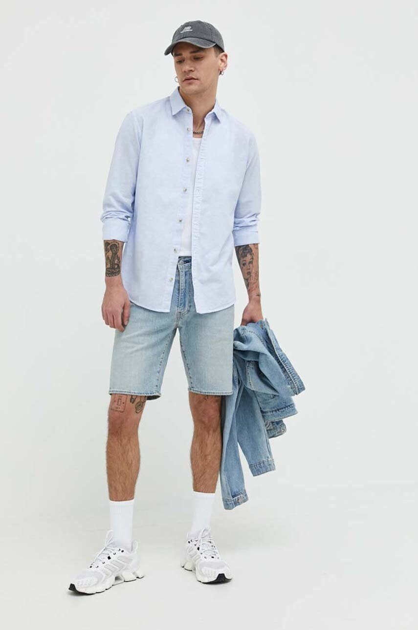 Jack & Jones Риза с лен JJESUMMER - Pepit.bg