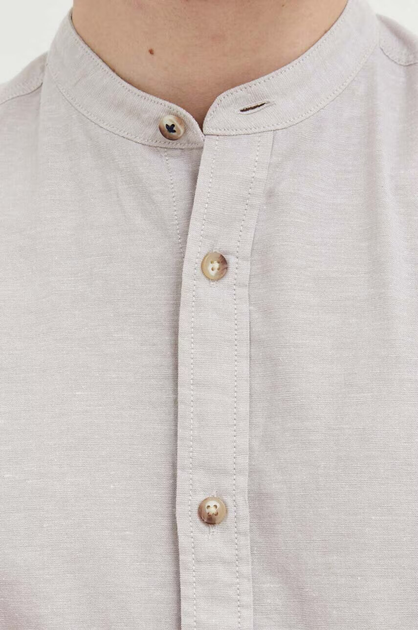 Jack & Jones Риза с лен JJESUMMER - Pepit.bg
