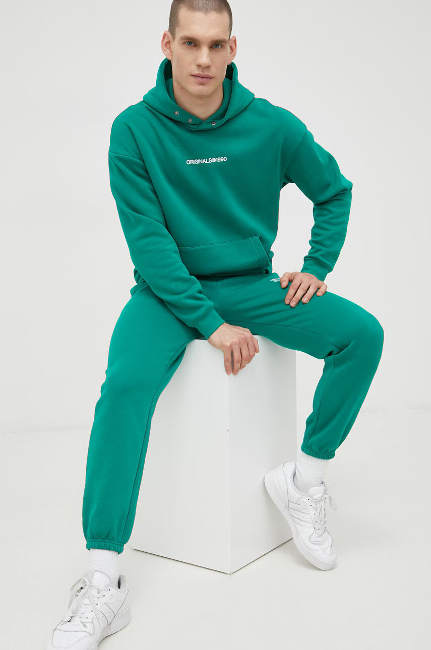 Jack & Jones Спортен панталон в зелено с принт - Pepit.bg