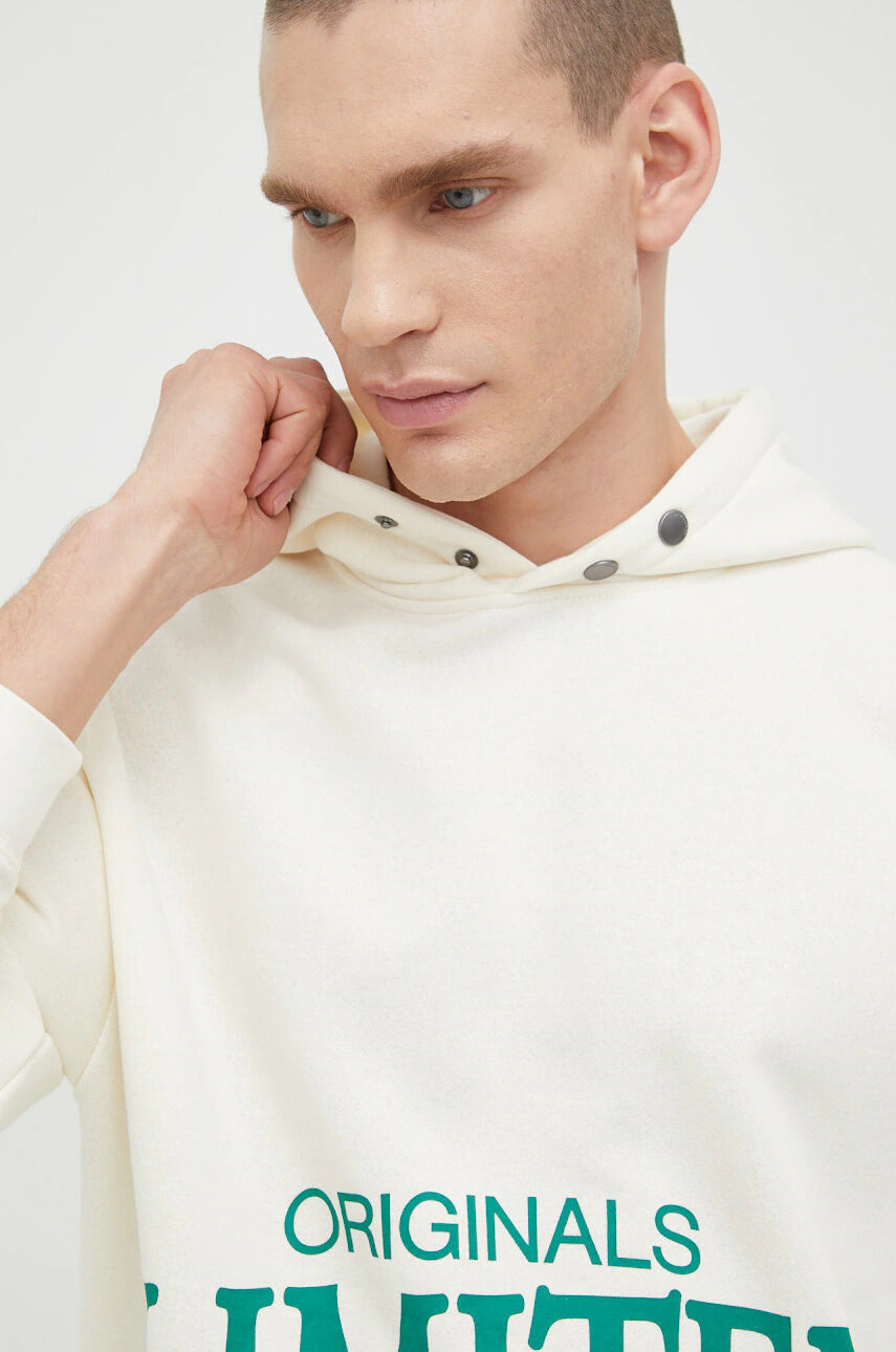 Jack & Jones Суичър в бежово с принт - Pepit.bg
