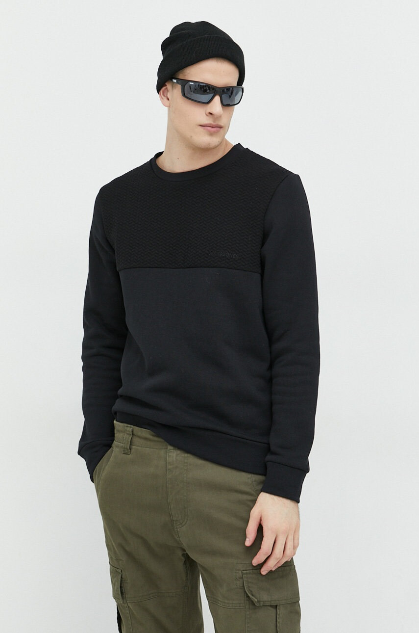 Jack & Jones Суичър JCOSTAPLE QUILT SWEAT CREW NECK - Pepit.bg