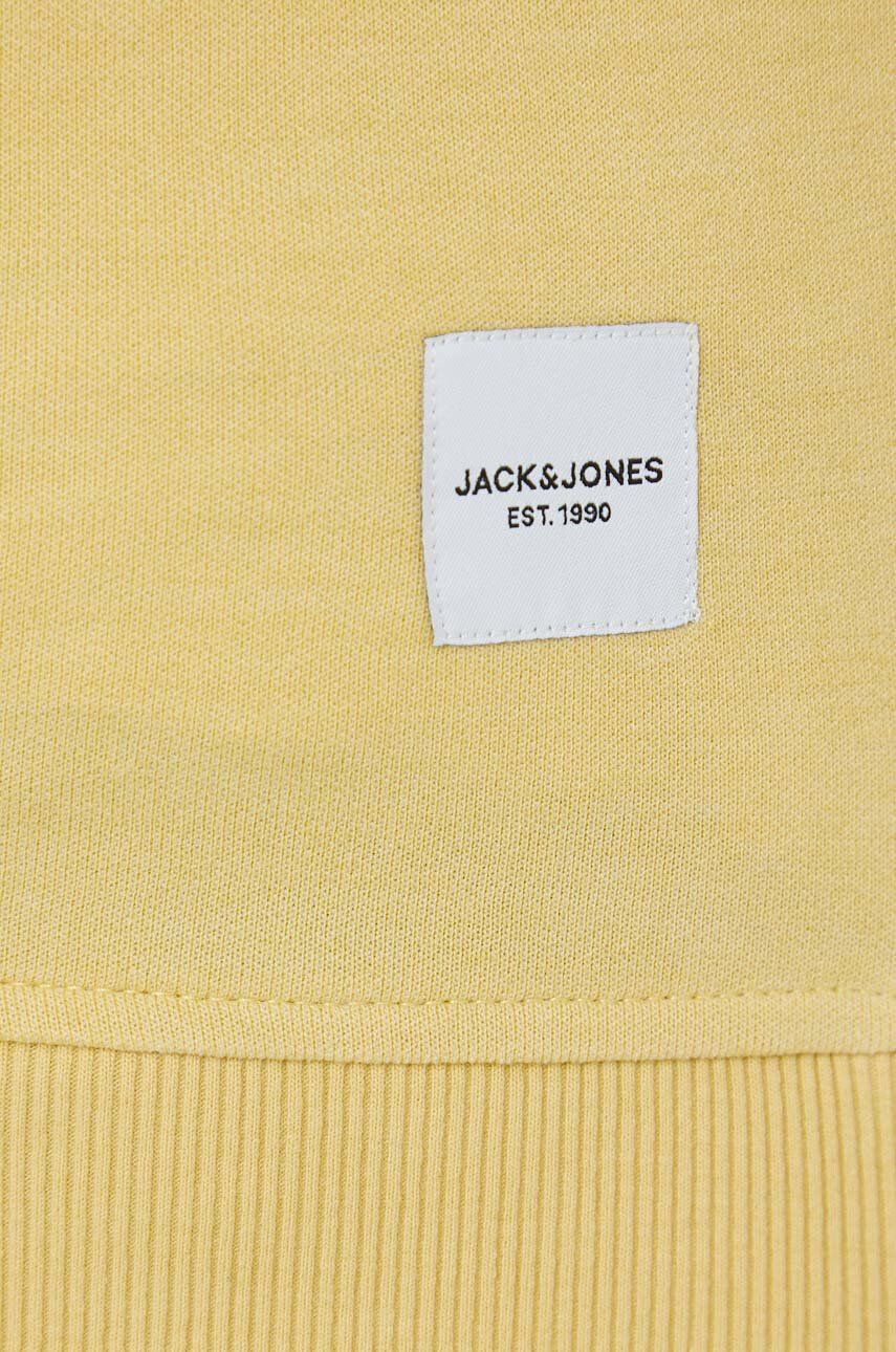 Jack & Jones Суичър JJEBASIC в жълто с изчистен дизайн - Pepit.bg