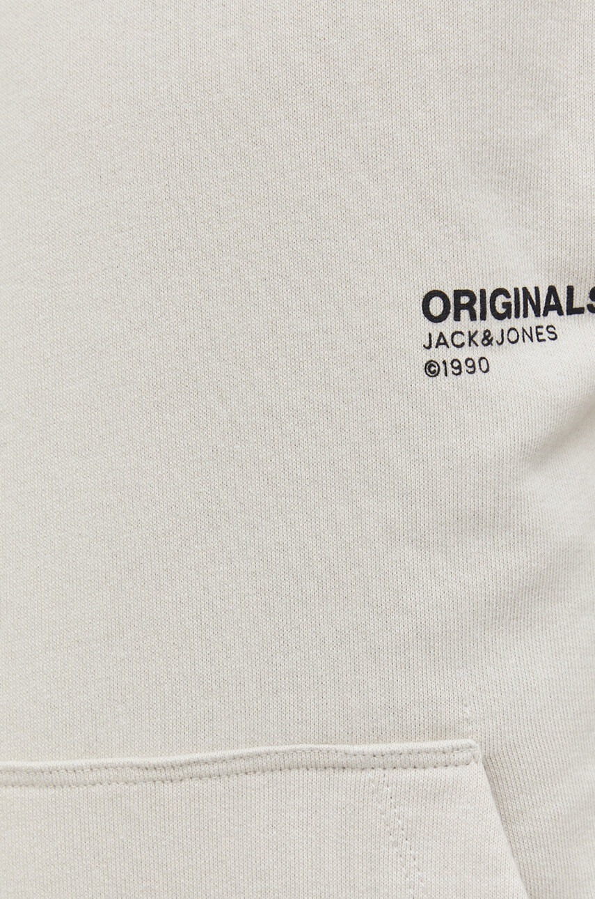 Jack & Jones Суичър Jorclean в бежово с принт - Pepit.bg
