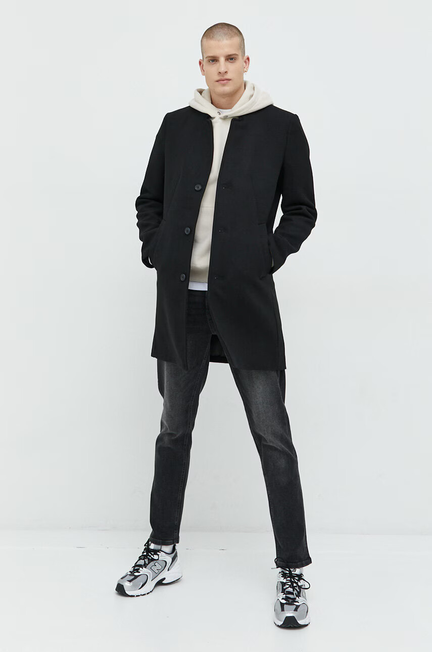 Jack & Jones Суичър Rushrubber в бежово с качулка с принт - Pepit.bg