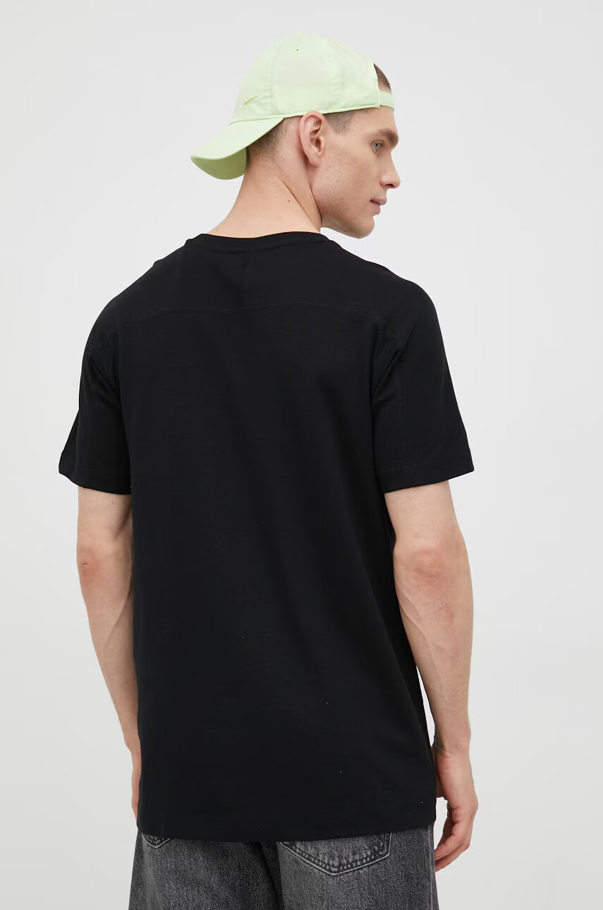 Jack & Jones Тениска в черно меланж на - Pepit.bg