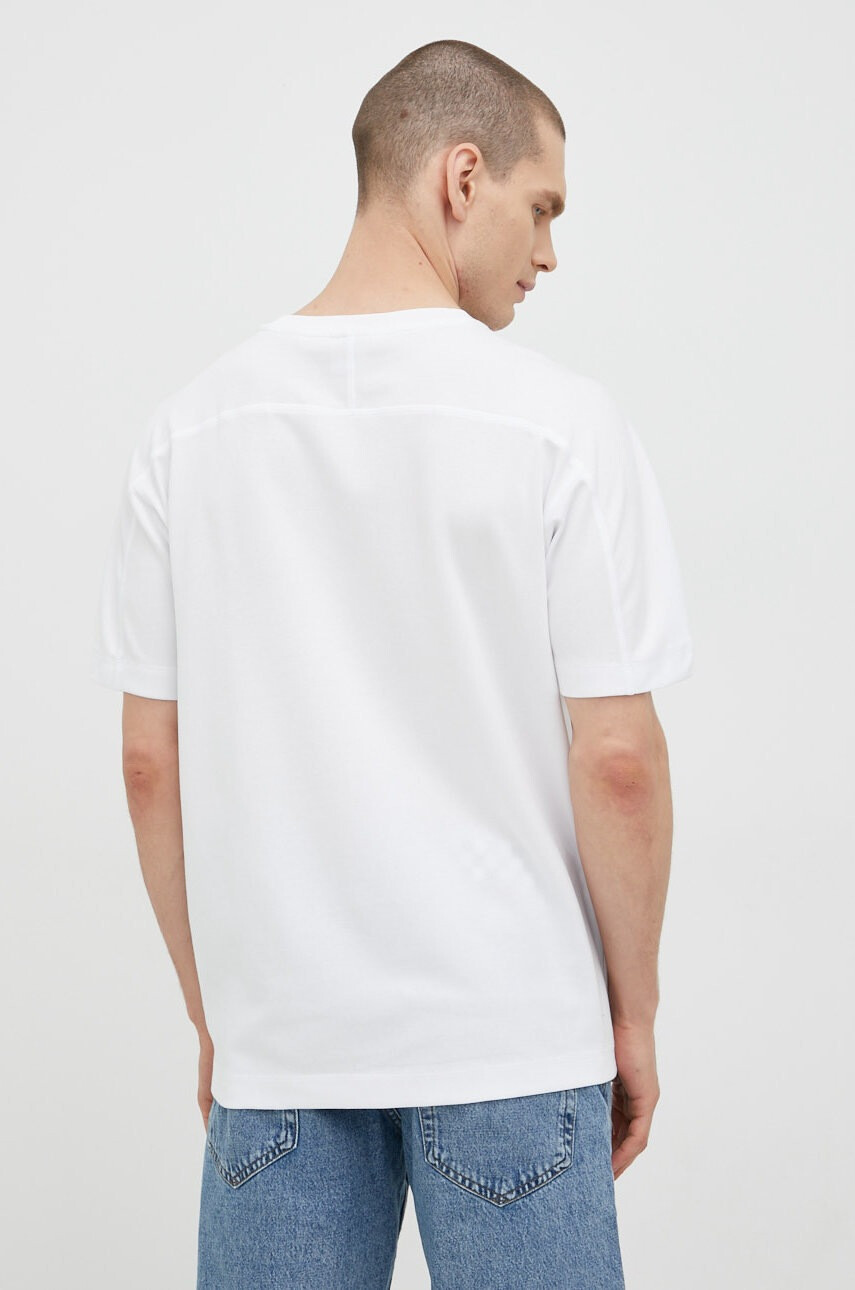 Jack & Jones Тениска в бяло с принт - Pepit.bg