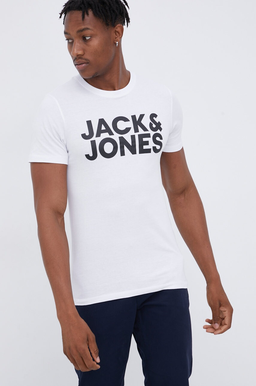 Jack & Jones Памучна тениска - Pepit.bg