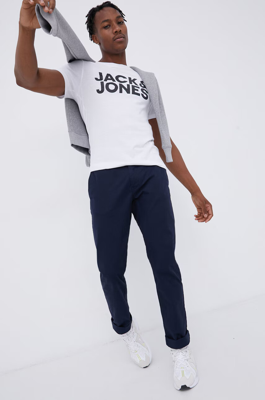 Jack & Jones Памучна тениска - Pepit.bg