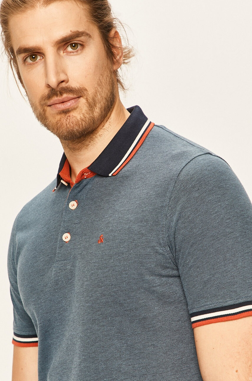 Jack & Jones Тениска с яка - Pepit.bg