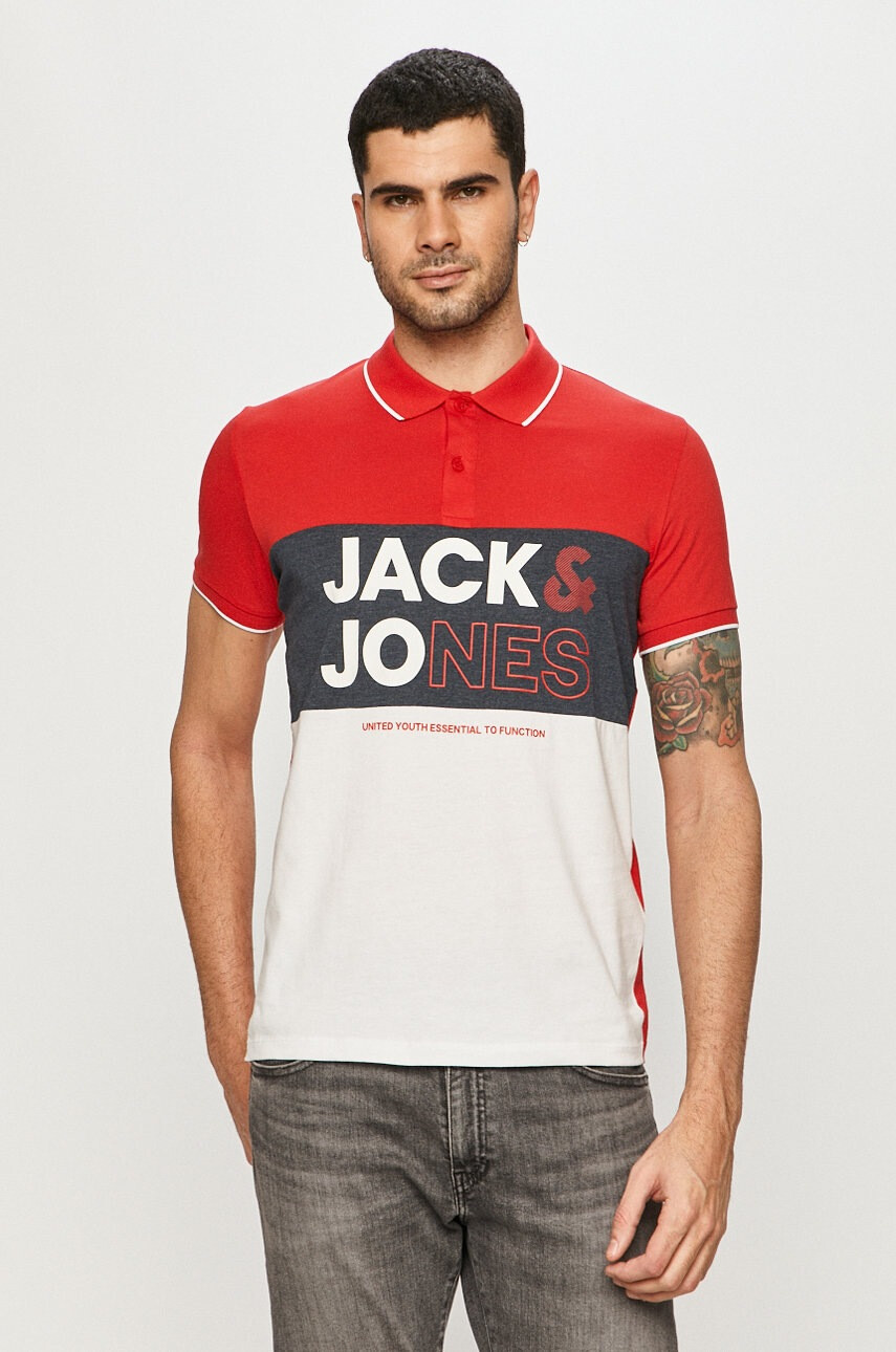 Jack & Jones Тениска с яка - Pepit.bg