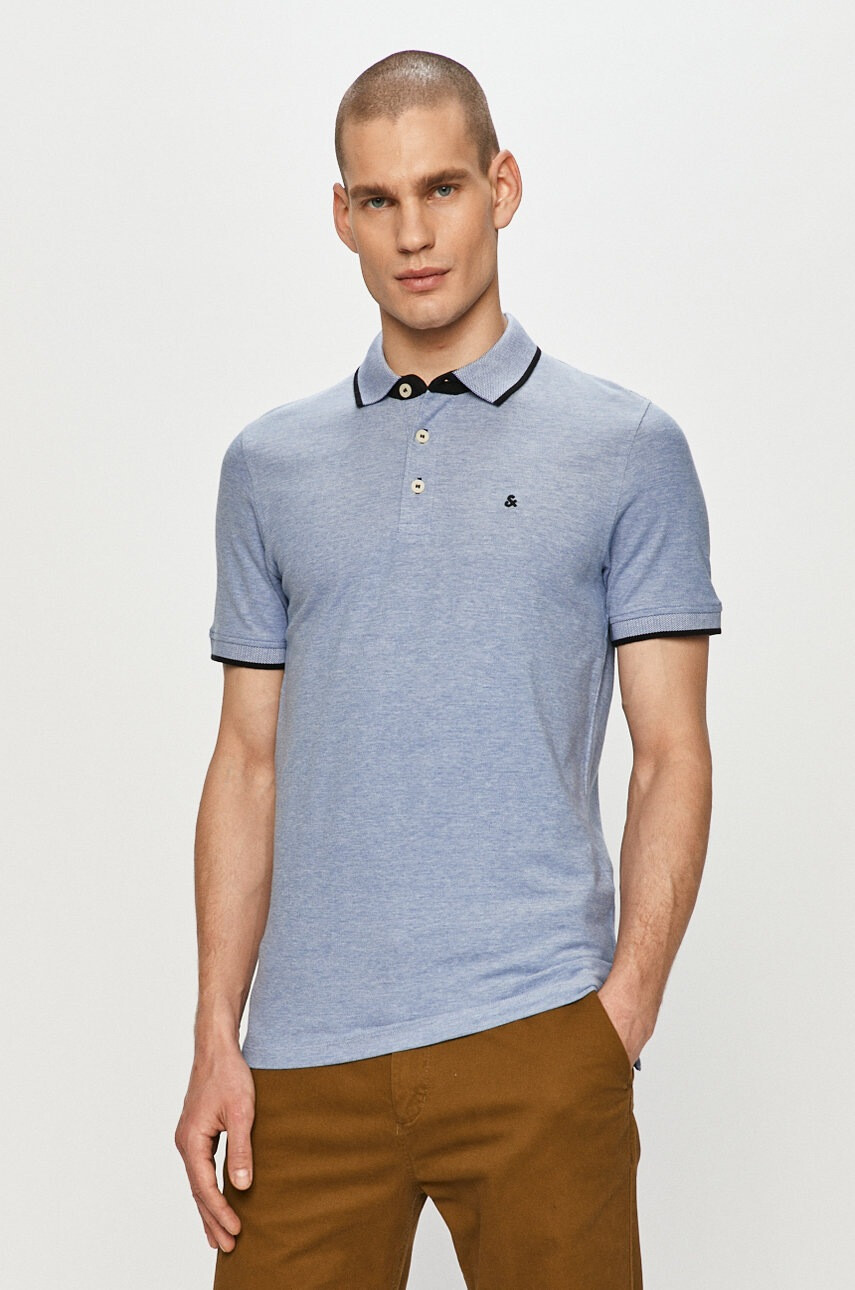 Jack & Jones Тениска с яка - Pepit.bg