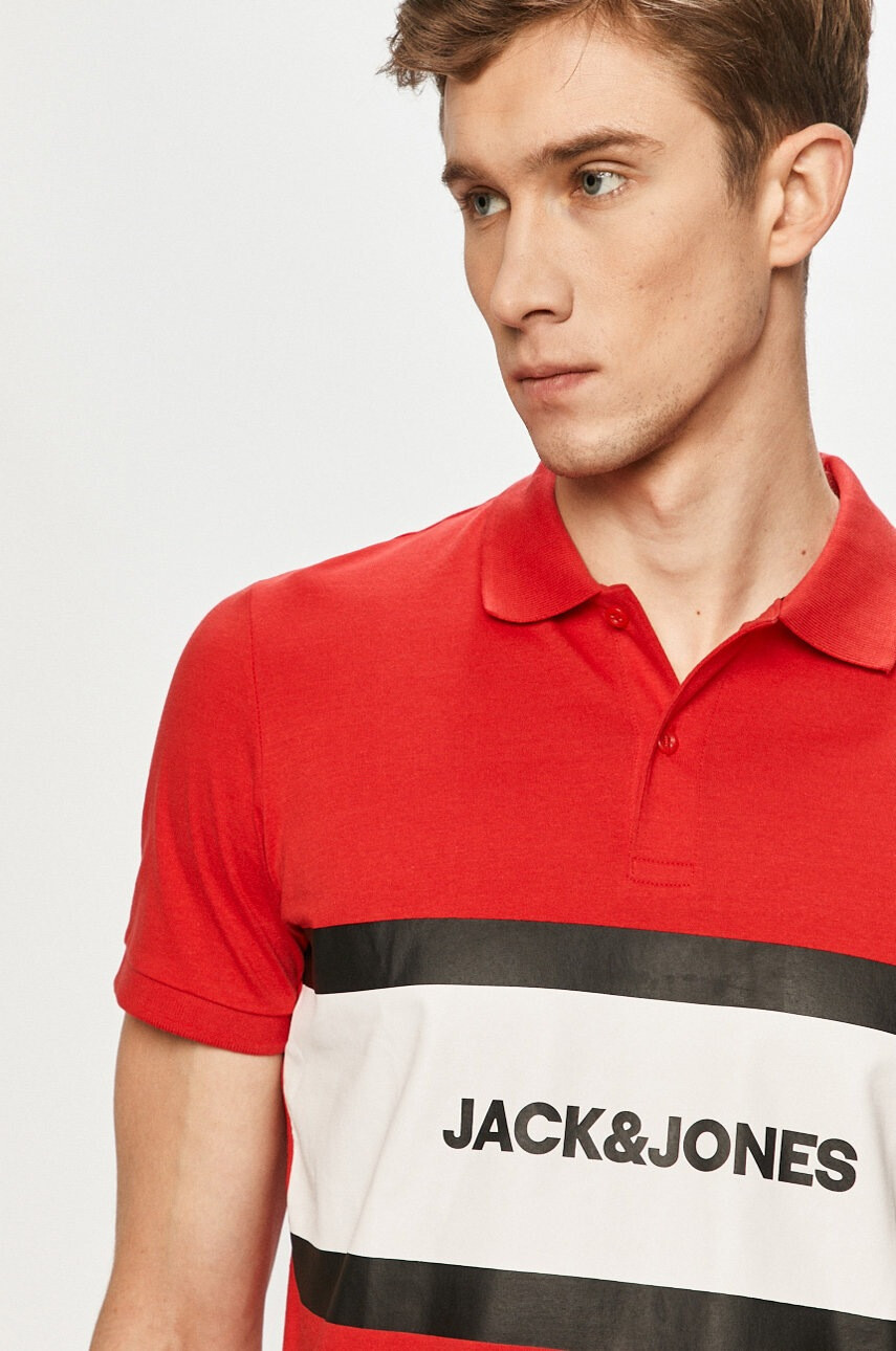 Jack & Jones Тениска с яка - Pepit.bg