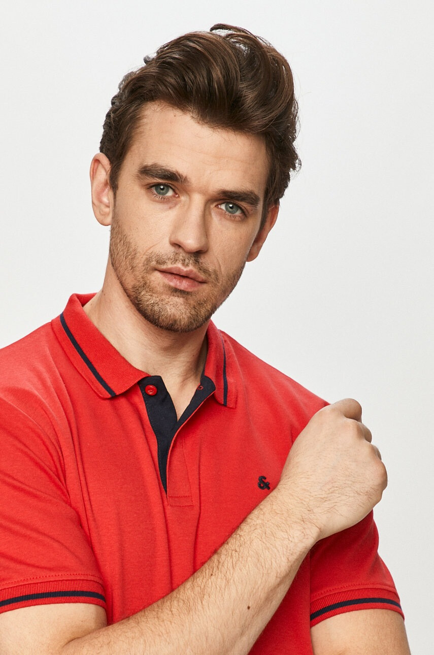 Jack & Jones Тениска с яка - Pepit.bg