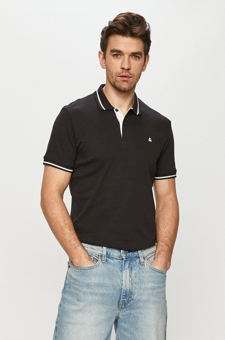 Jack & Jones Тениска с яка - Pepit.bg