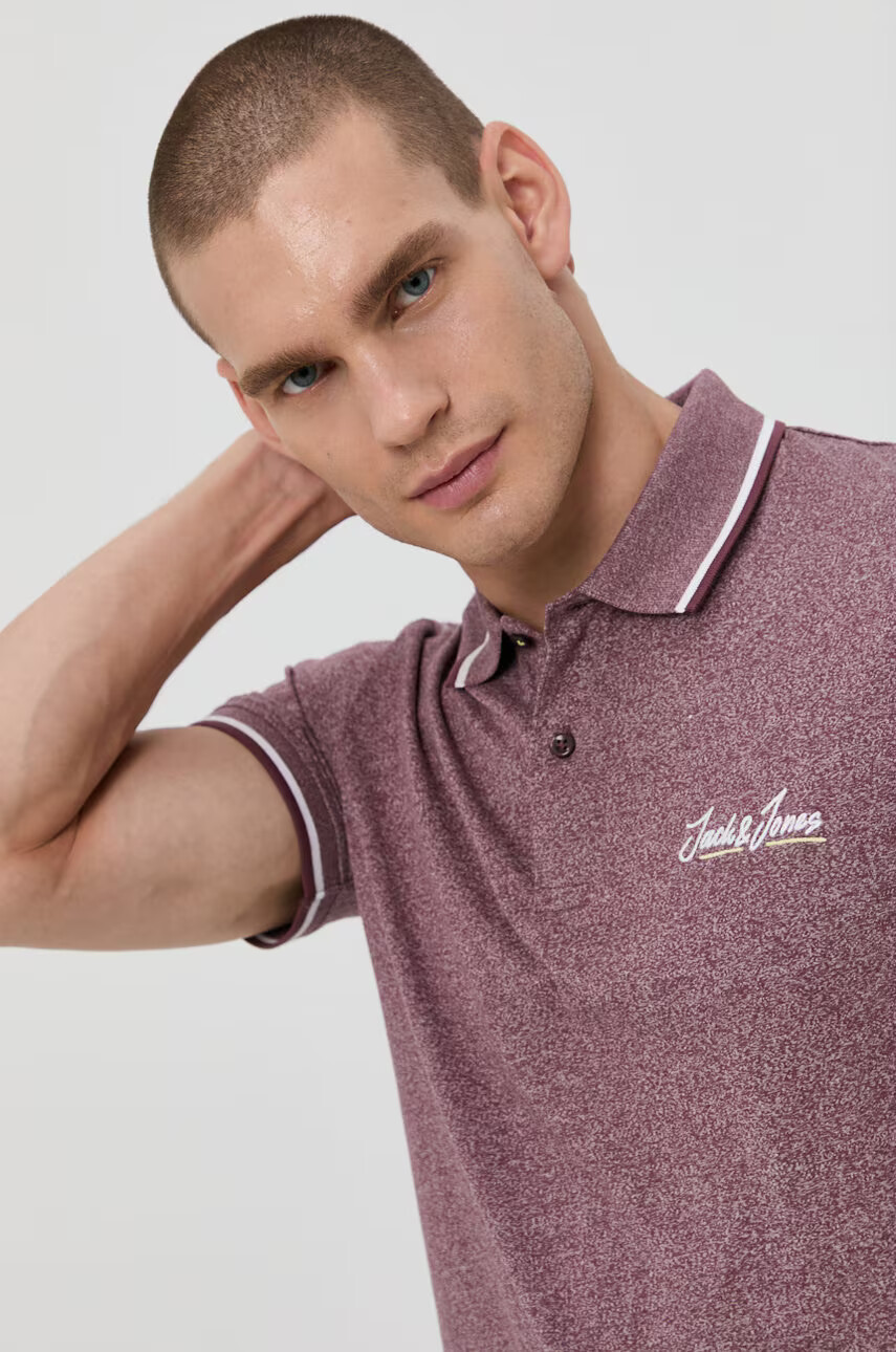 Jack & Jones Тениска с яка - Pepit.bg