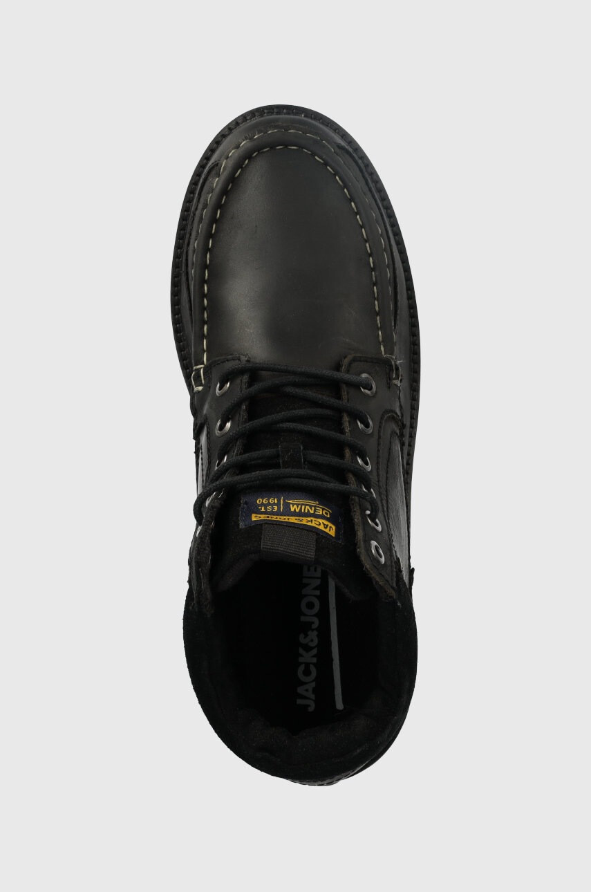 Jack & Jones Високи обувки Brockwell в черно - Pepit.bg