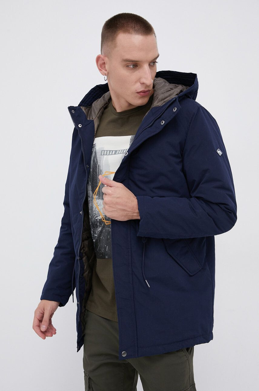 Jack & Jones Яке мъжко в тъмносиньо с преходна изолация - Pepit.bg