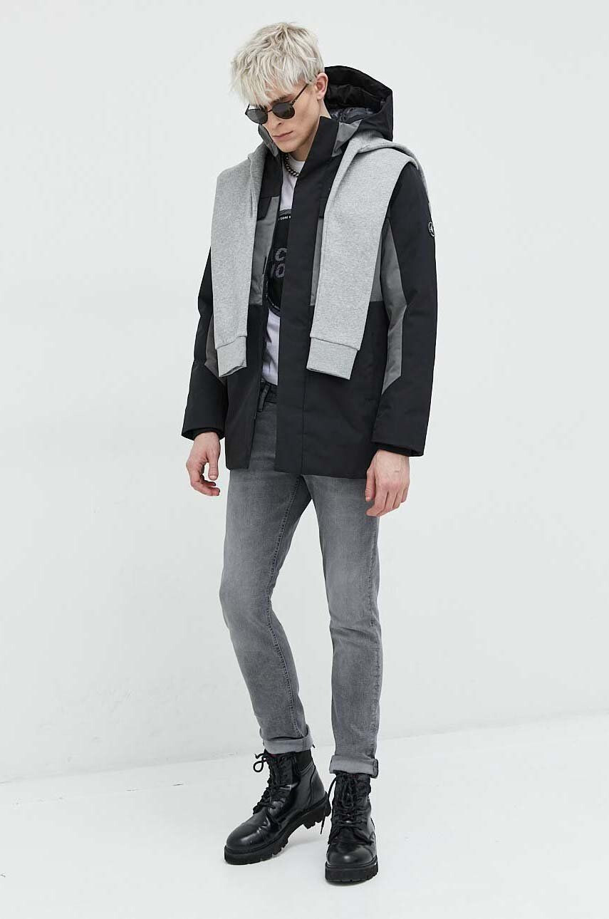 Jack & Jones Яке в черно с преходна изолация - Pepit.bg