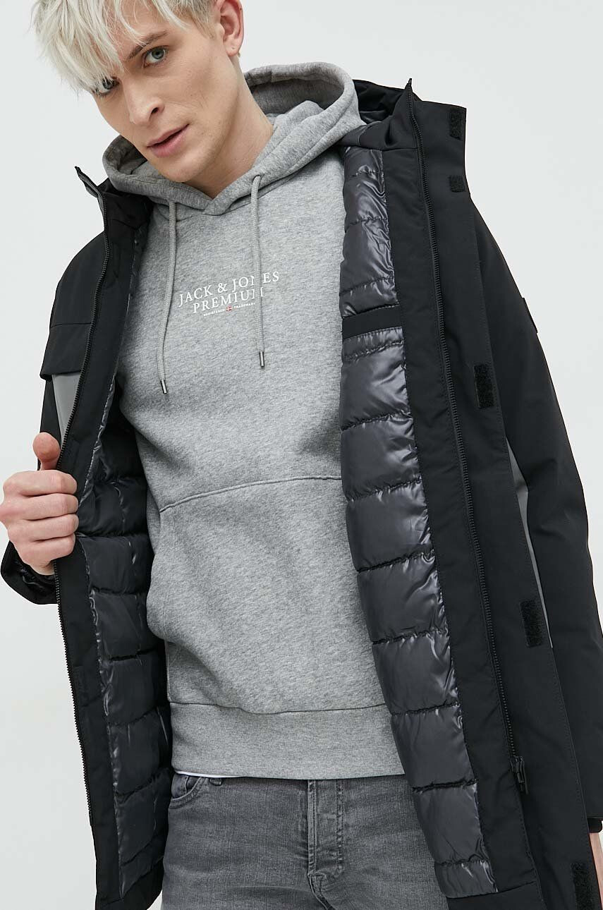 Jack & Jones Яке в черно с преходна изолация - Pepit.bg