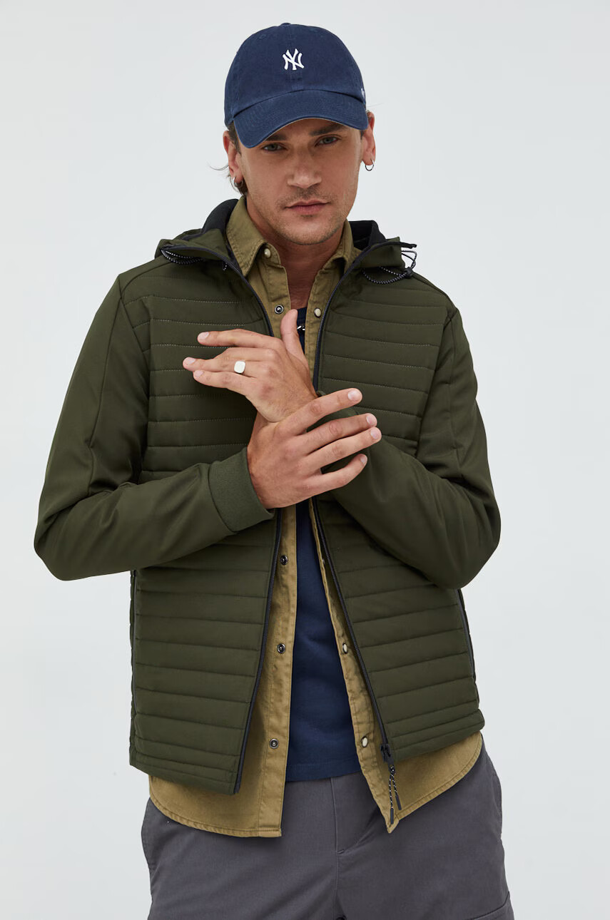 Jack & Jones Яке Jcotoby в зелено с преходна изолация - Pepit.bg