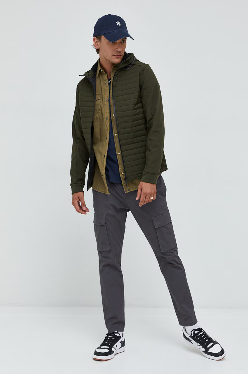 Jack & Jones Яке Jcotoby в зелено с преходна изолация - Pepit.bg