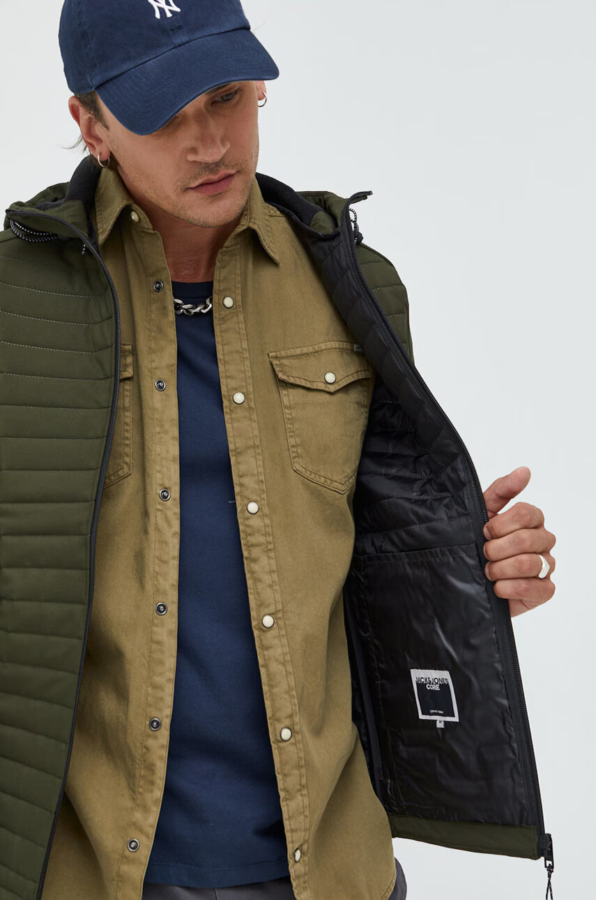 Jack & Jones Яке Jcotoby в зелено с преходна изолация - Pepit.bg