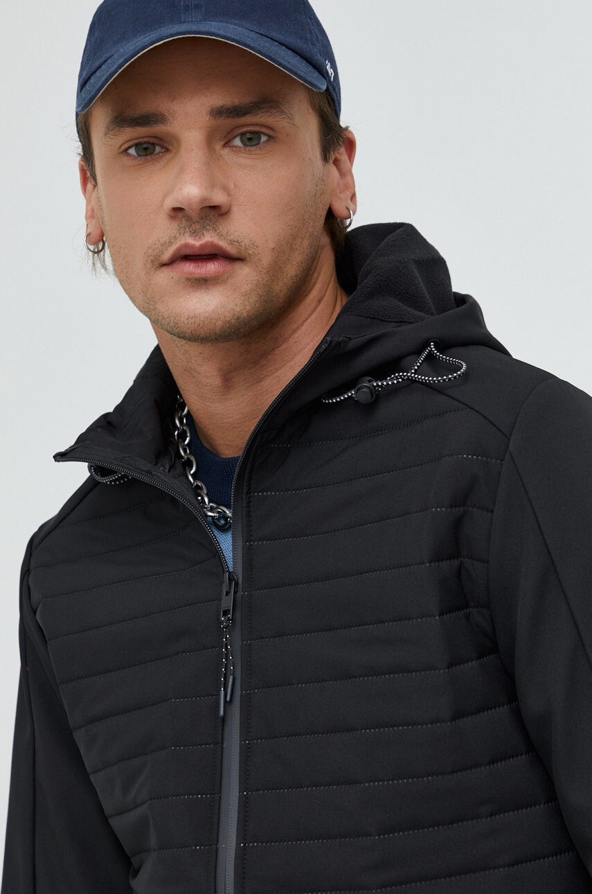 Jack & Jones Яке Jcotoby в черно с преходна изолация - Pepit.bg