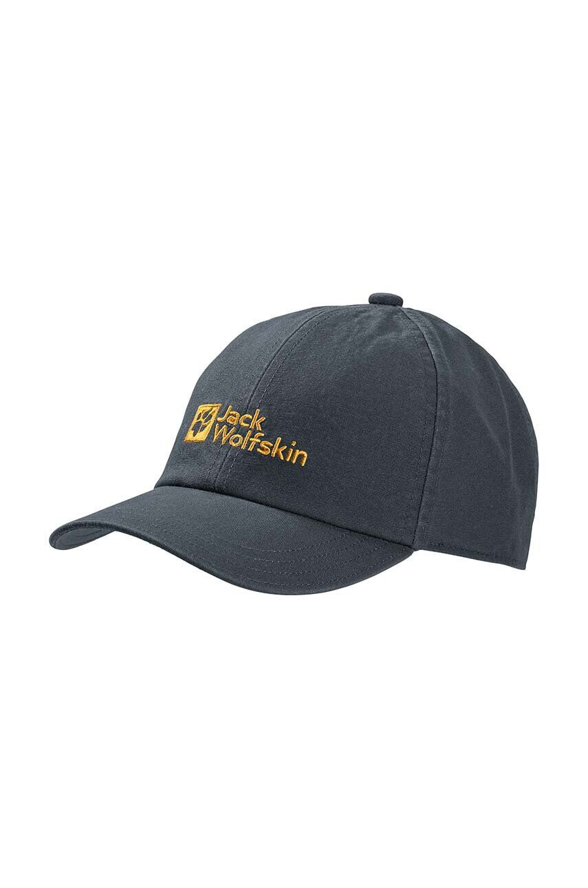 Jack Wolfskin Детска шапка BASEBALL CAP K в черно с принт - Pepit.bg