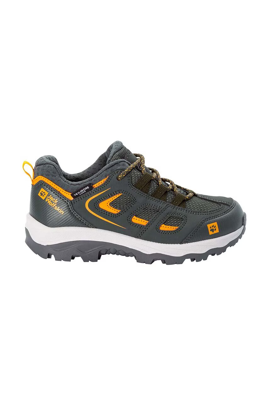 Jack Wolfskin Детски обувки VOJO TEXAPORE LOW K в зелено - Pepit.bg