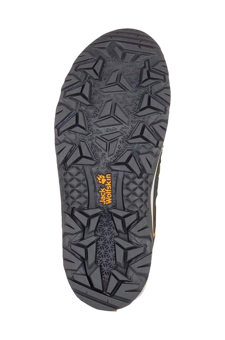 Jack Wolfskin Детски обувки VOJO TEXAPORE LOW K в зелено - Pepit.bg