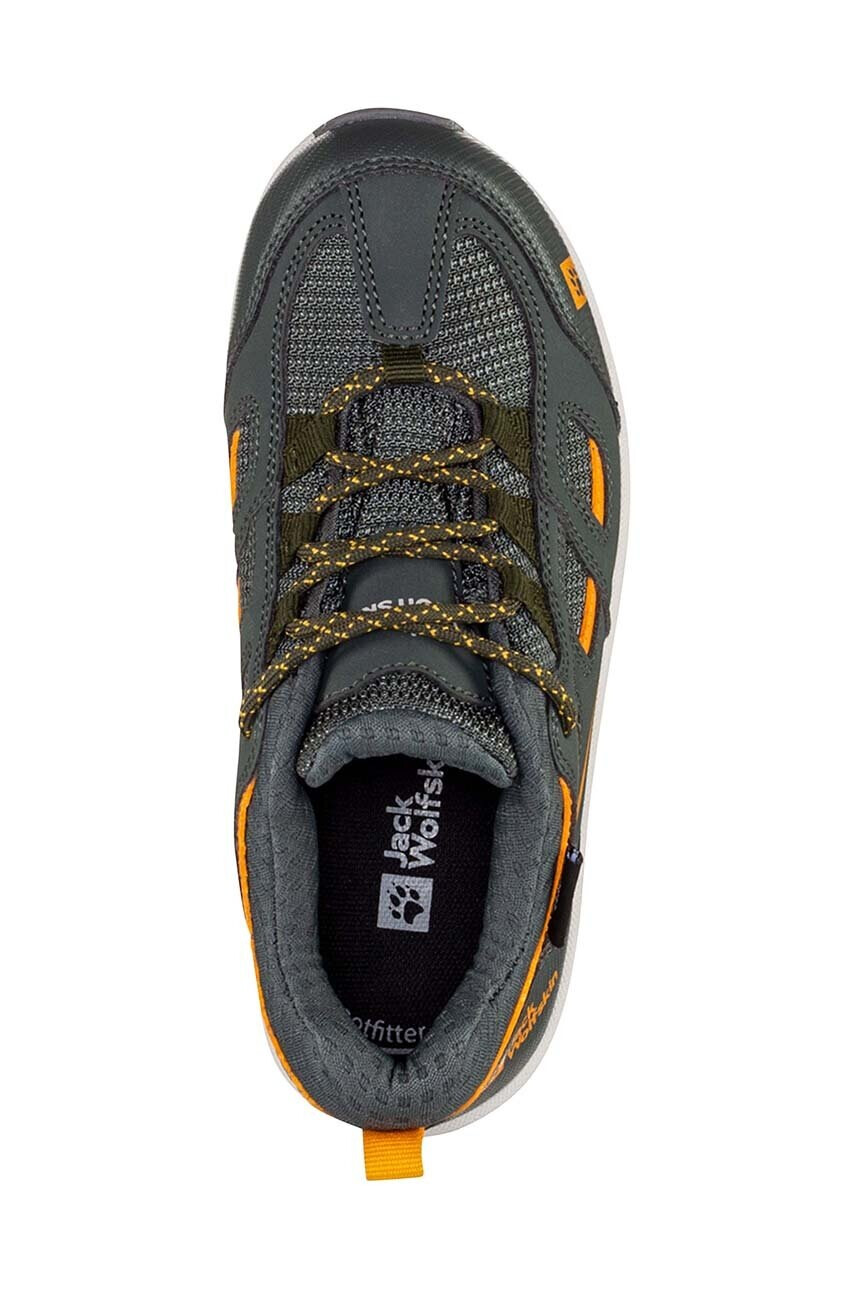 Jack Wolfskin Детски обувки VOJO TEXAPORE LOW K в зелено - Pepit.bg