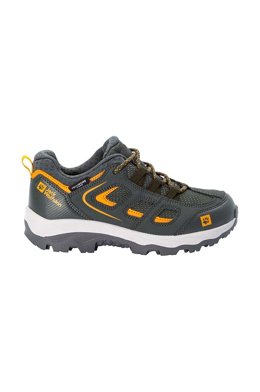 Jack Wolfskin Детски обувки VOJO TEXAPORE LOW K в зелено - Pepit.bg