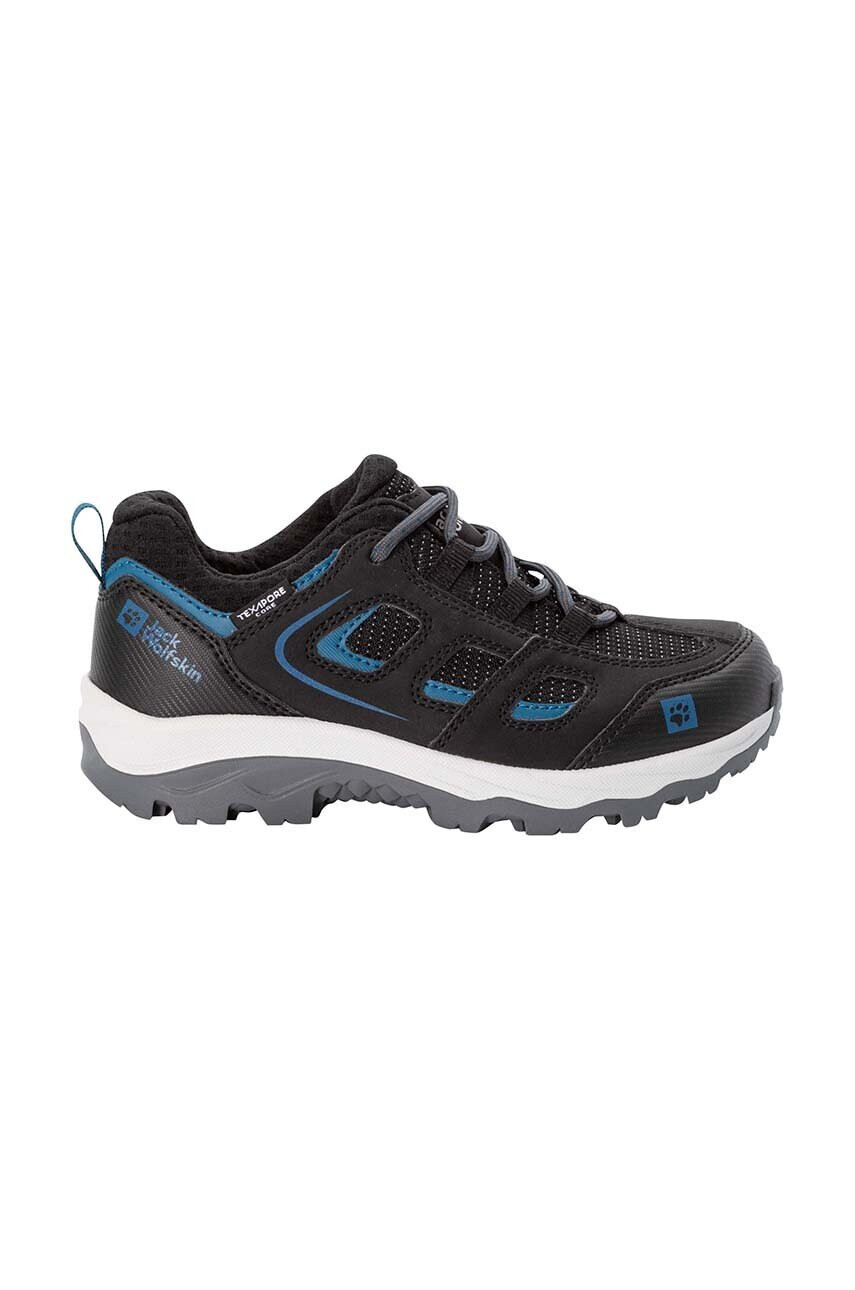 Jack Wolfskin Детски обувки VOJO TEXAPORE LOW K в черно - Pepit.bg