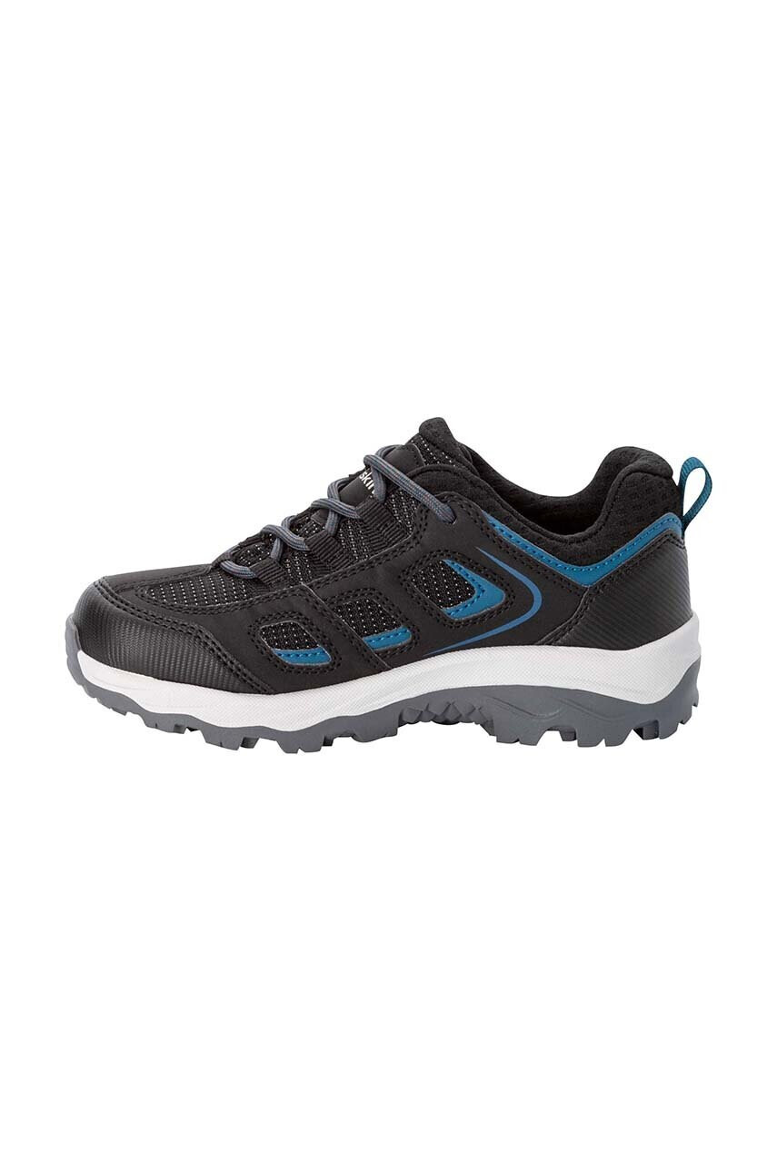 Jack Wolfskin Детски обувки VOJO TEXAPORE LOW K в черно - Pepit.bg