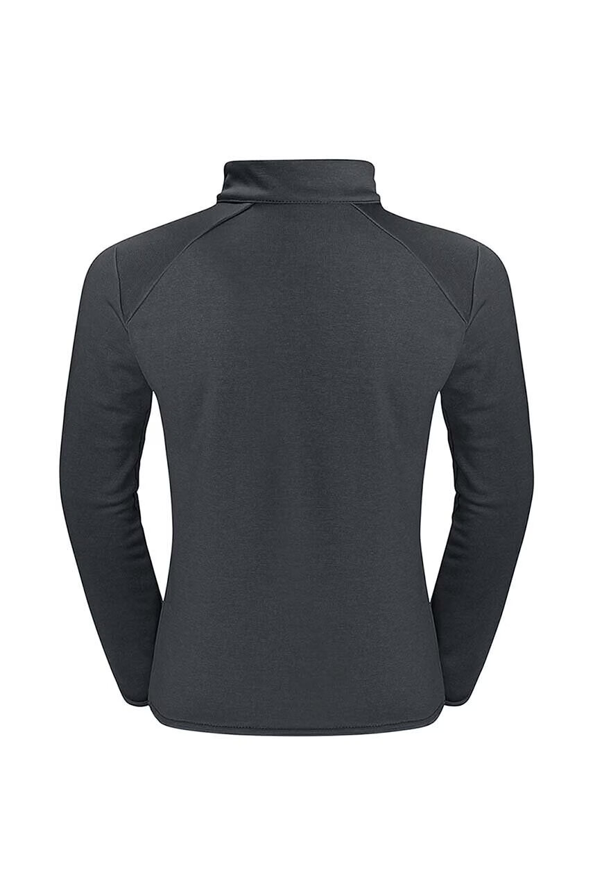 Jack Wolfskin Детски суичър в черно с изчистен дизайн - Pepit.bg