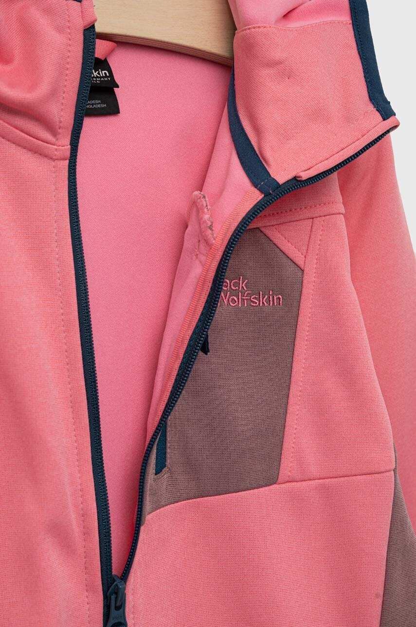 Jack Wolfskin Детско яке ACTIVE JACKET K в розово - Pepit.bg