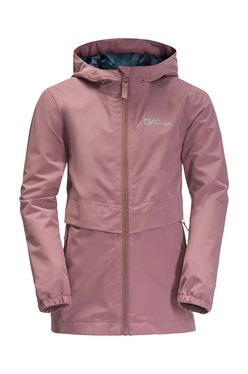 Jack Wolfskin Детско яке MALIMA JACKET G в розово - Pepit.bg