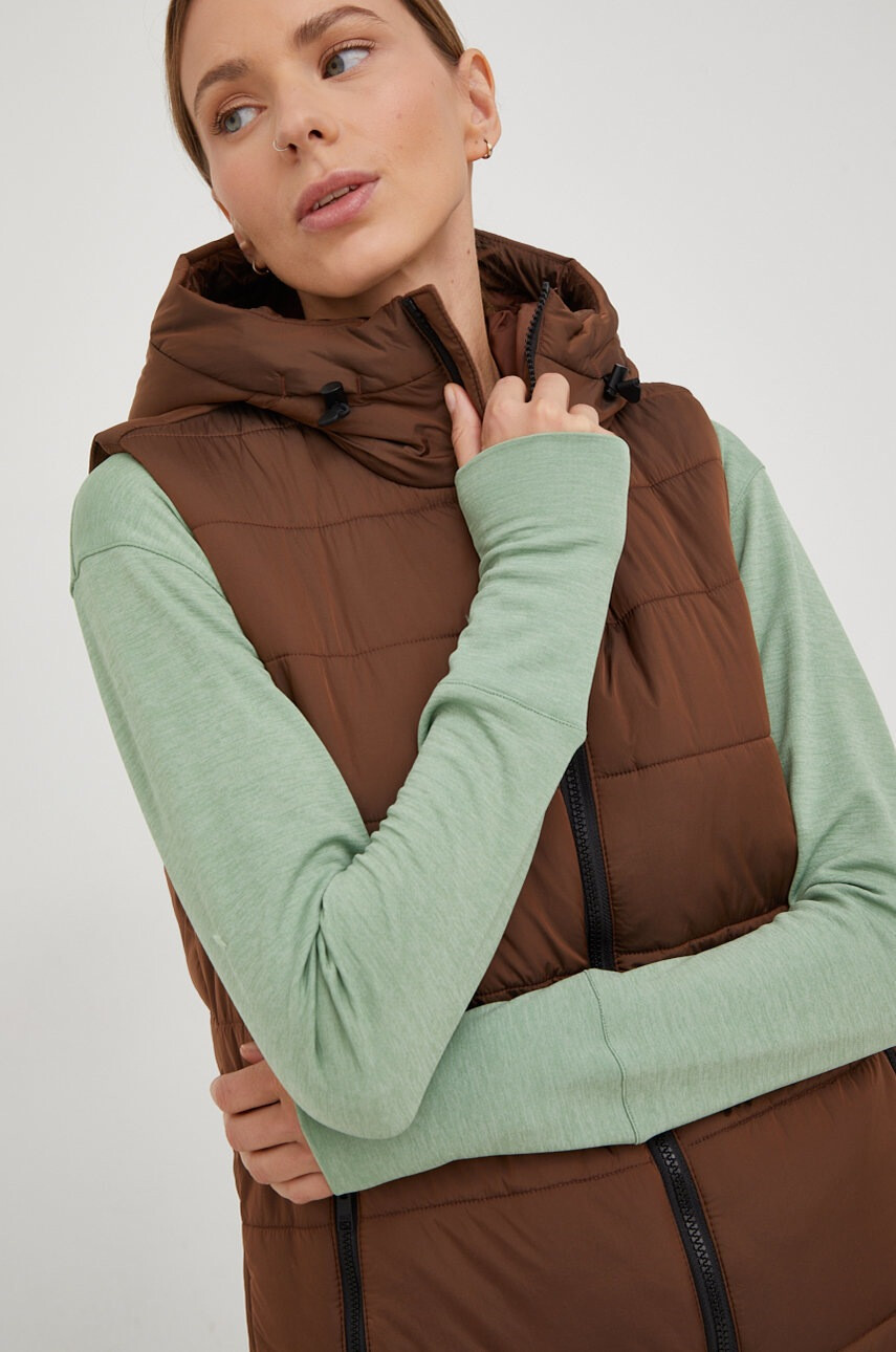 Jack Wolfskin Елек дамски в кафяво със зимна изолация - Pepit.bg