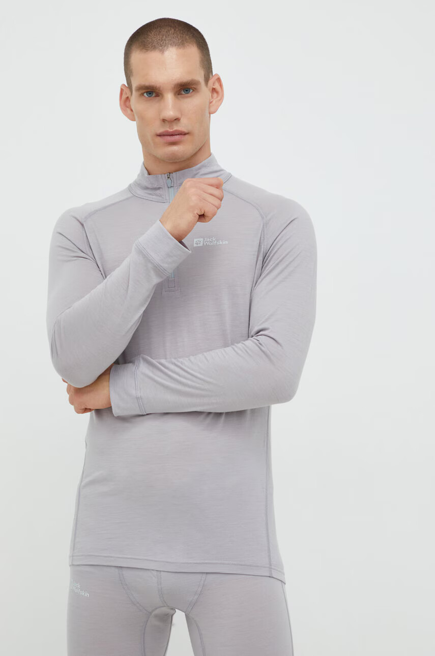 Jack Wolfskin Функционална блуза с дълги ръкави Alpspitze Wool - Pepit.bg