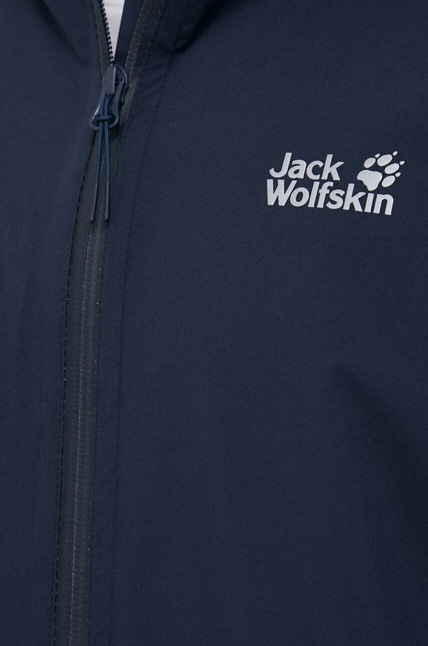 Jack Wolfskin Яке за спортове на открито Pack & Go Shell в тъмносиньо - Pepit.bg