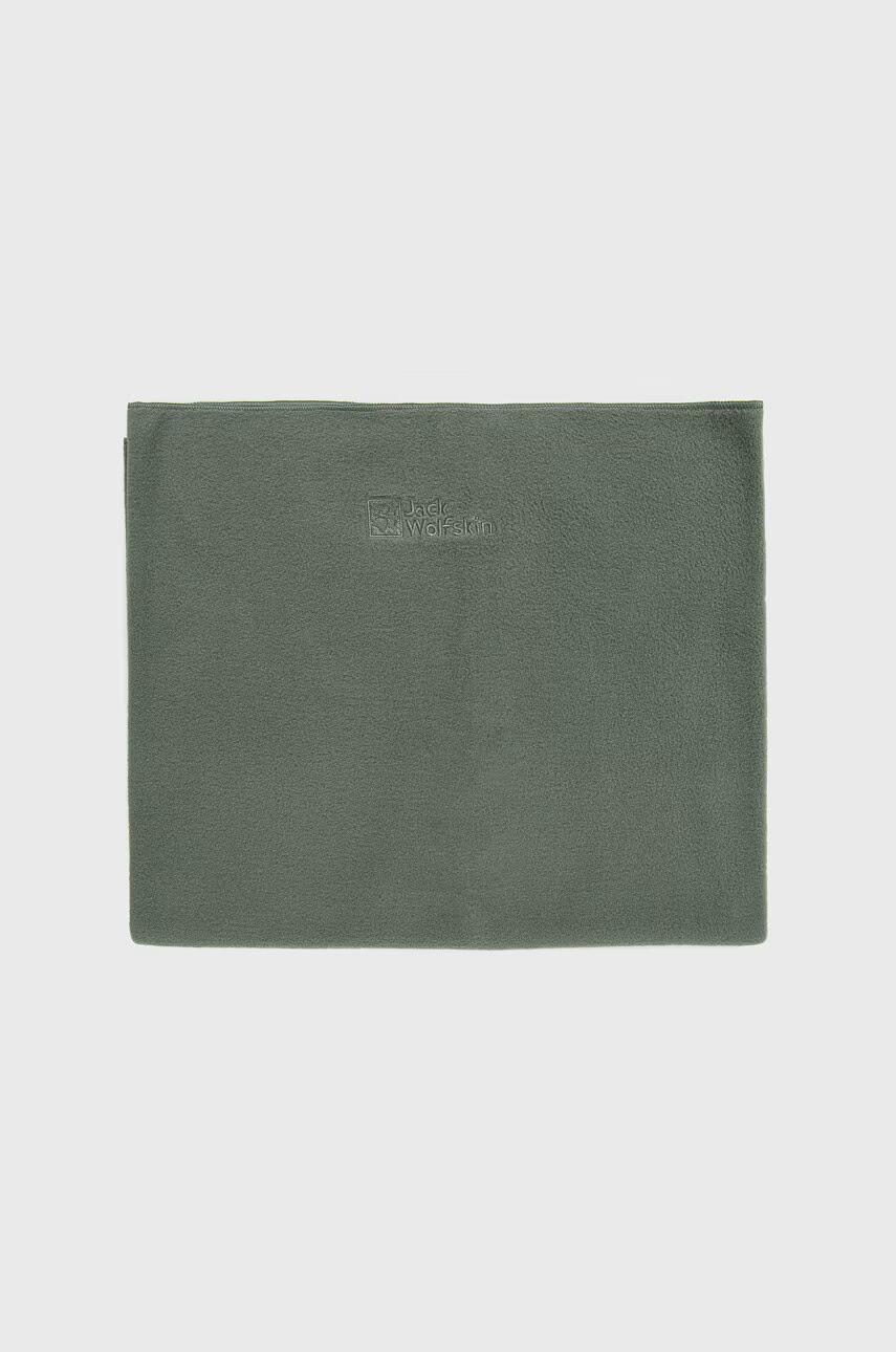 Jack Wolfskin Кръгъл шал в зелено с изчистен дизайн - Pepit.bg