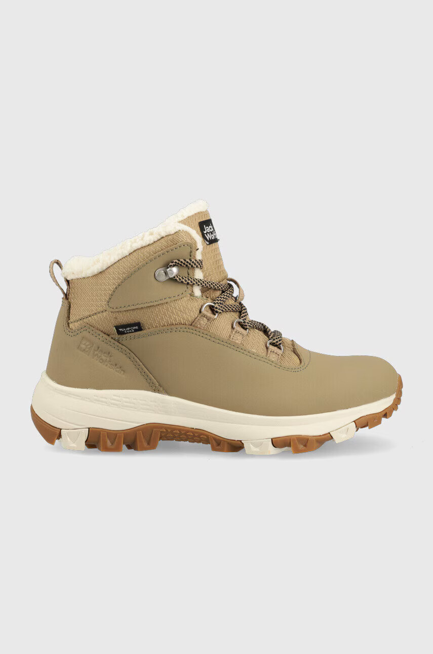Jack Wolfskin Обувки Everquest Texapore Mid в кафяво с изолация - Pepit.bg