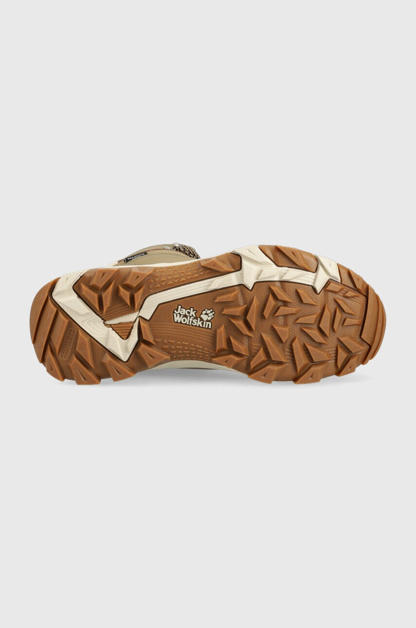 Jack Wolfskin Обувки Everquest Texapore Mid в кафяво с изолация - Pepit.bg