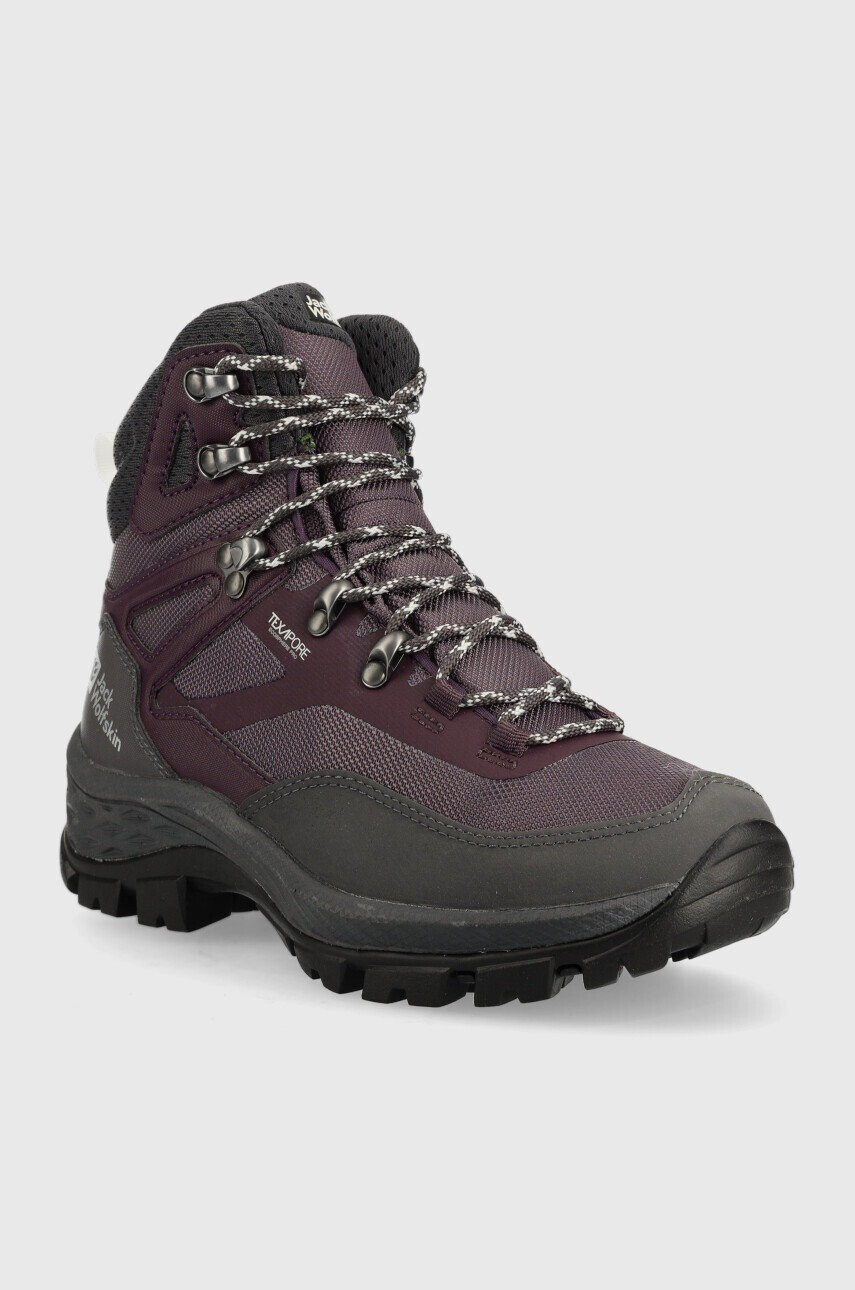 Jack Wolfskin Обувки Rebellion Guide Texapore Mid в лилаво - Pepit.bg