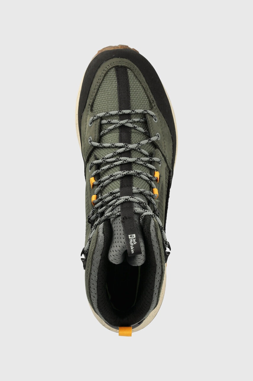 Jack Wolfskin Обувки Terraquest Texapore Mid в зелено - Pepit.bg