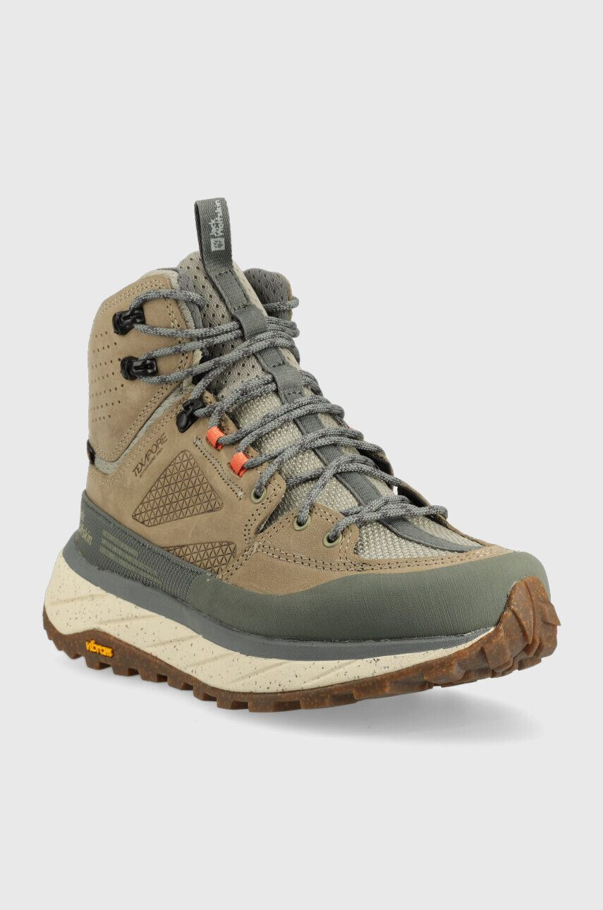 Jack Wolfskin Обувки Terraquest Texapore Mid в зелено - Pepit.bg