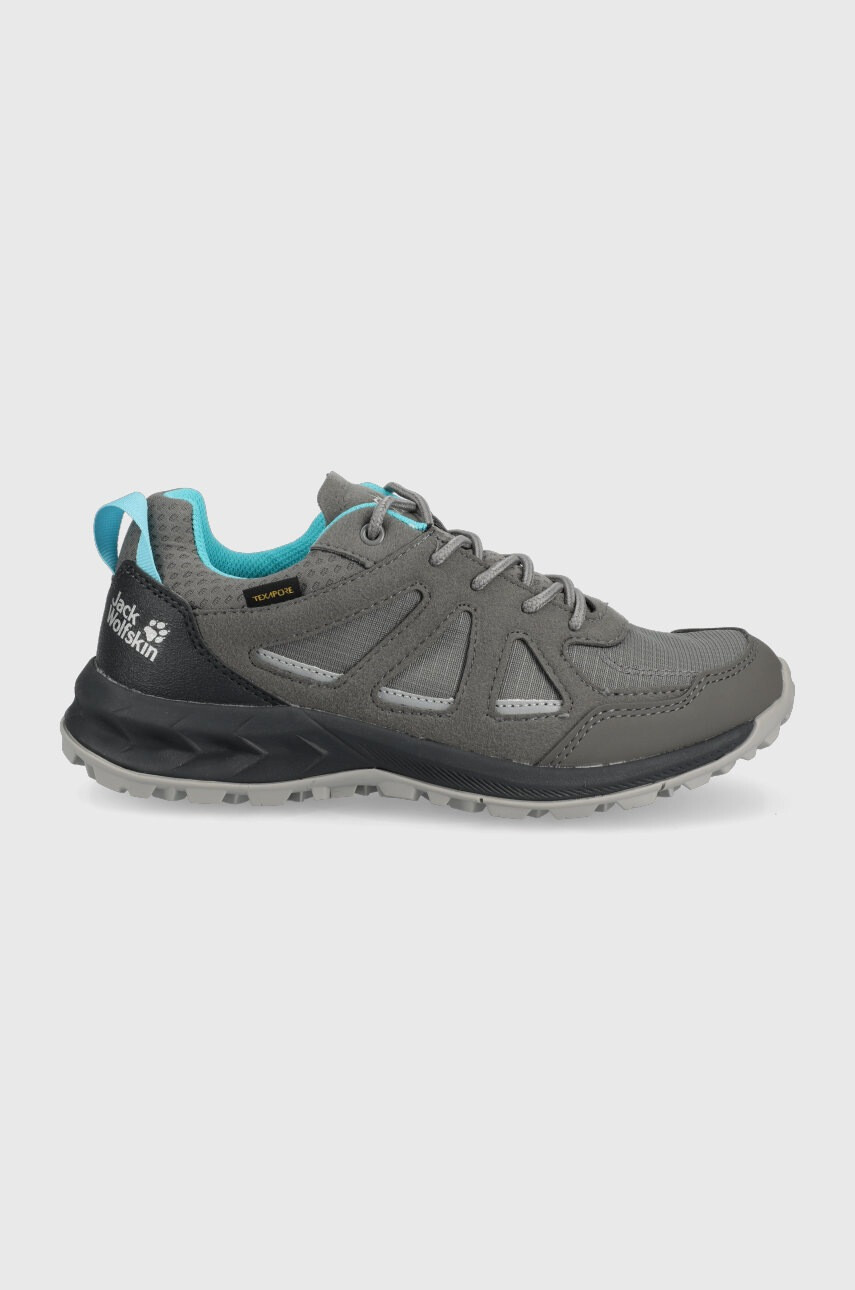Jack Wolfskin Обувки Woodland 2 Texapore Low в сиво - Pepit.bg
