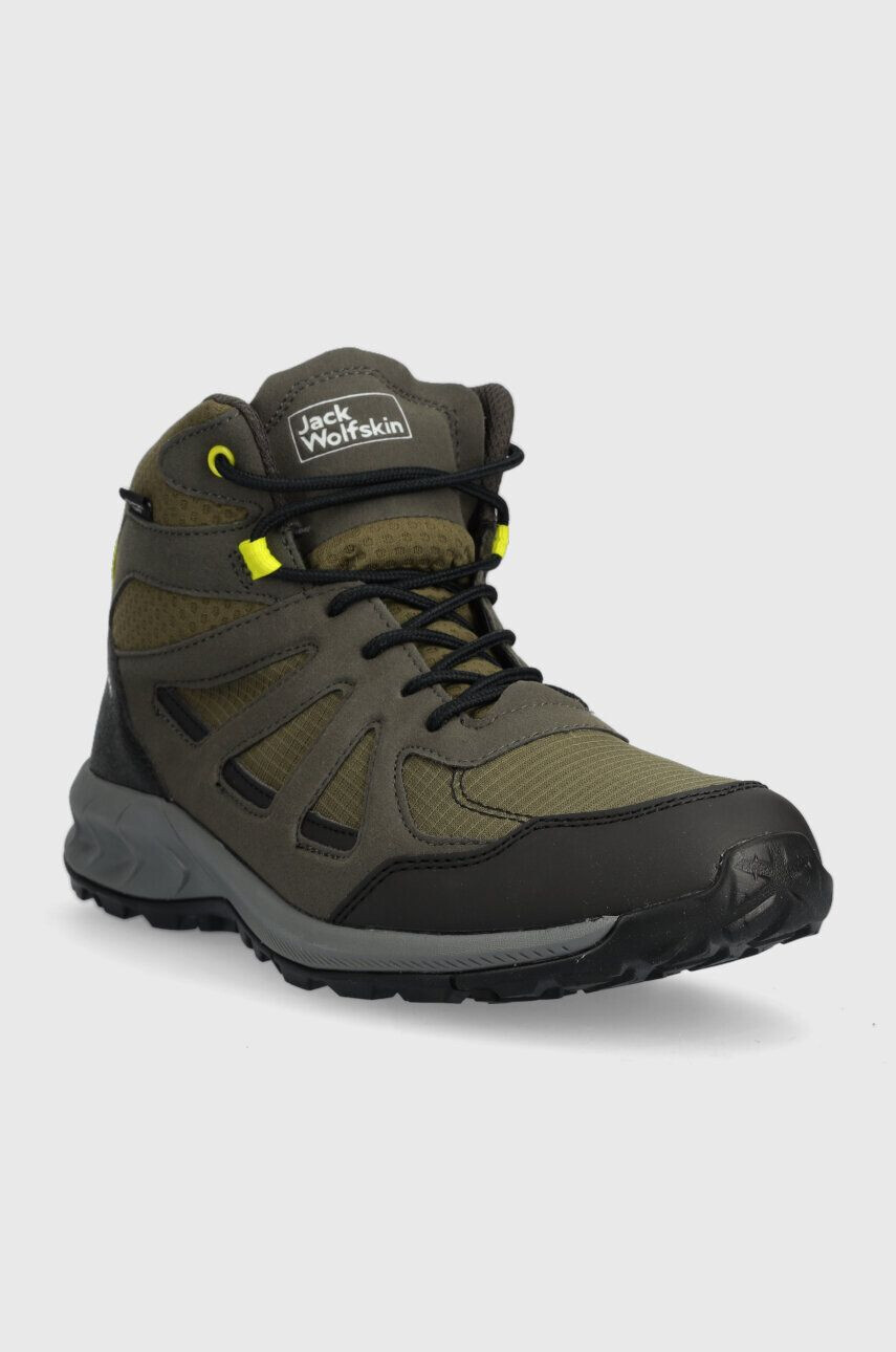 Jack Wolfskin Обувки Woodland 2 Texapore Mid в кафяво - Pepit.bg