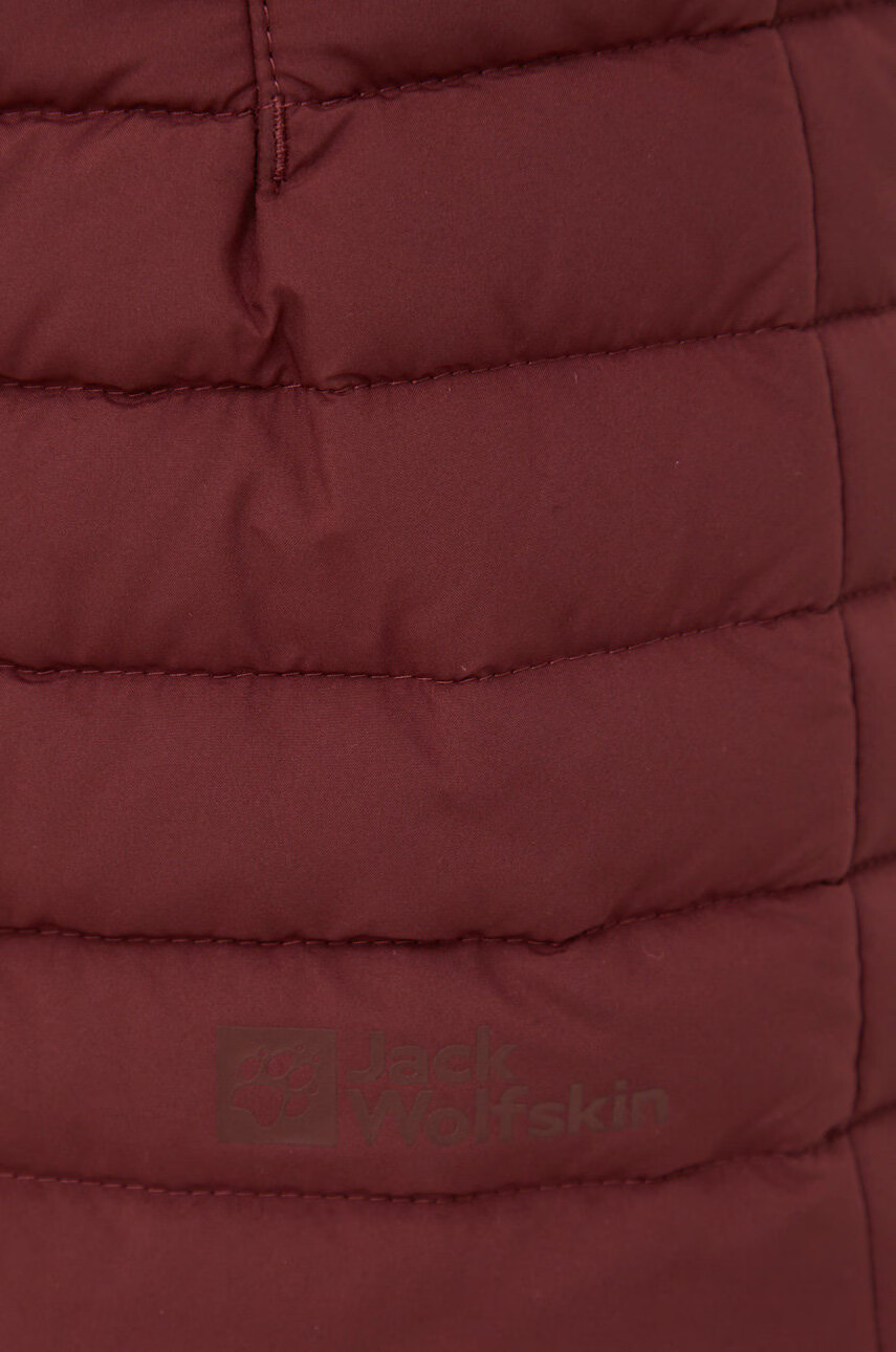 Jack Wolfskin Пола в бордо къс модел със стандартна кройка - Pepit.bg