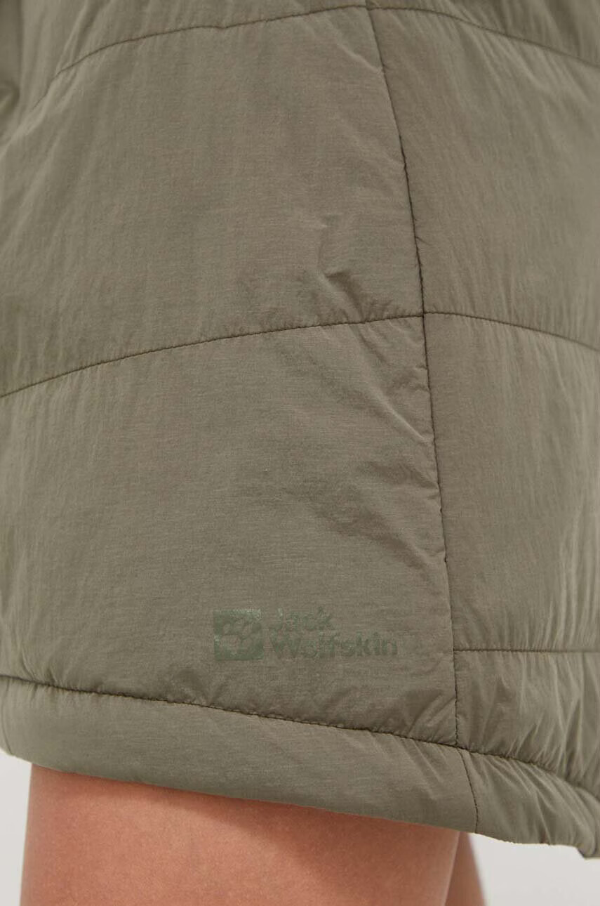 Jack Wolfskin Спортна пола Alpengluehen в зелено къса разкроена - Pepit.bg